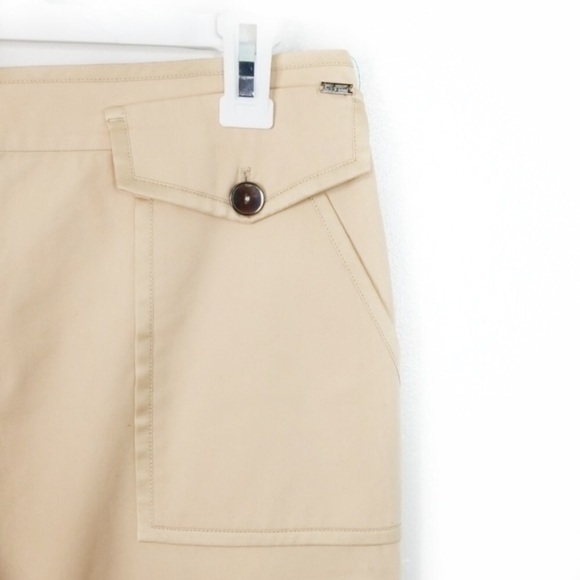 ST. JOHN Safari Style Khaki Skirt - Picture 5 of 16